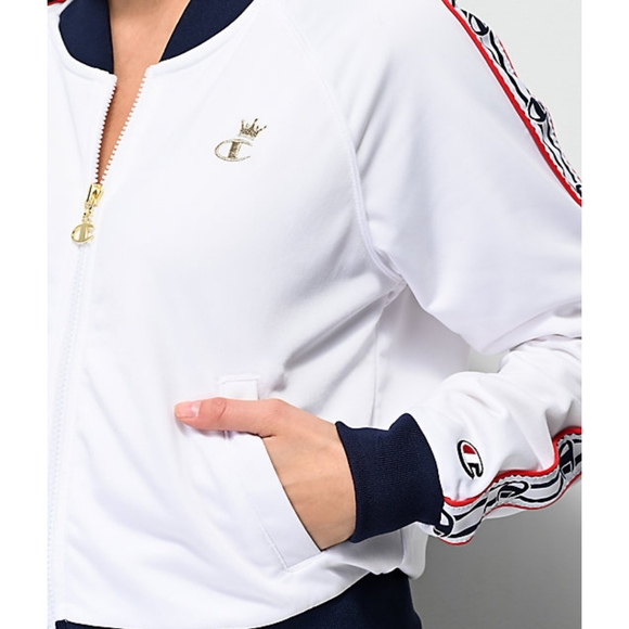 New Champion Logo Track Jacket - Picture 2 of 8